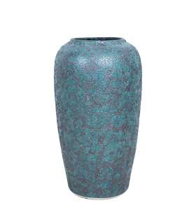 Põrandavaas TITAN STONE H60cm, sinine tekstuur, keraamika