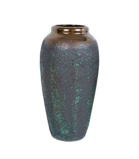 Põrandavaas TITAN STONE H32cm, must/rohe