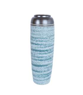 Põrandavaas TITAN STONE H60cm, must/hele