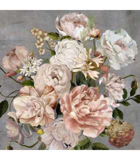 Õlimaal 100x100cm, lillekimp