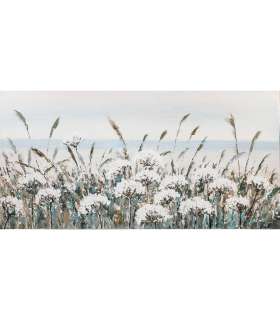 Õlimaal 70x140cm, valged põllulilled