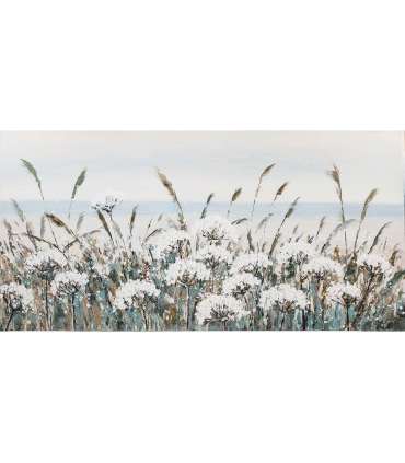 Õlimaal 70x140cm, valged põllulilled