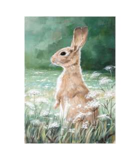 Õlimaal 50x70cm, jänes aasal