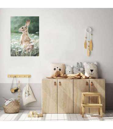 Õlimaal 50x70cm, jänes aasal