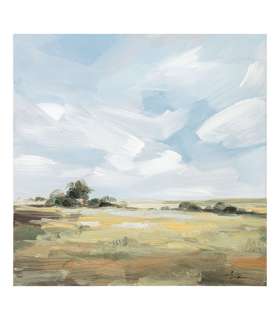 Масляная картина 60x60cm, летний пейзаж