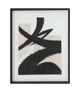 Maal raamiga 40x50cm, must joon