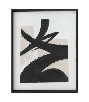 Maal raamiga 40x50cm, must joon