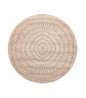 Vaip VELUTTO-1, D90cm, beež/valge