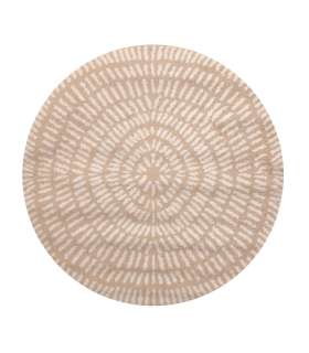 Vaip VELUTTO-1, D120cm, beež/valge