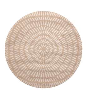 Vaip VELUTTO-1, D160cm, beež/valge