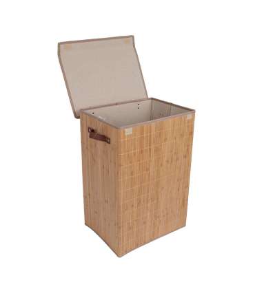 Pesukast MAX BAMBOO 40x30xH60cm, kaanega, bambusest