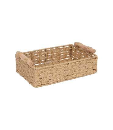 Korv MAX SARA 30x19xH10cm, helepruun punutis