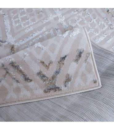 Vaip FLUSH-1, 133x190cm, hõbe/bee˛