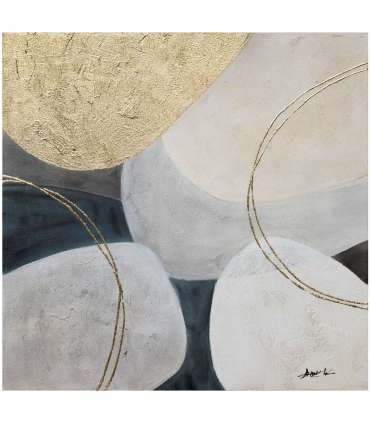 Õlimaal 70x70cm, kuldne/valge 1