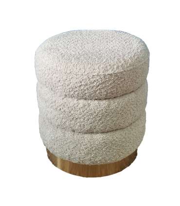 Tumba LAUREN D35xH38cm, valge