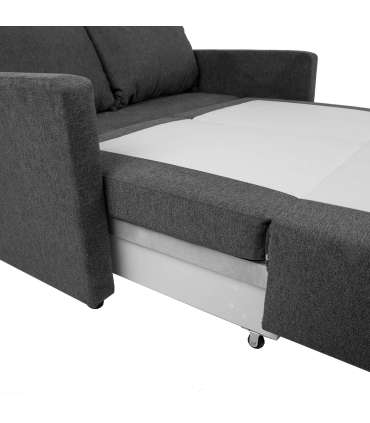 Диван-кровать COLOGNE, 152x92x89см, темно-серый