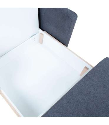 Diivanvoodi COLOGNE pesukastiga, helehal