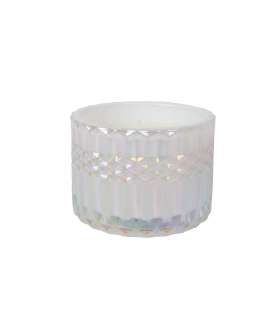 Свеча в стекле GLOW, белый