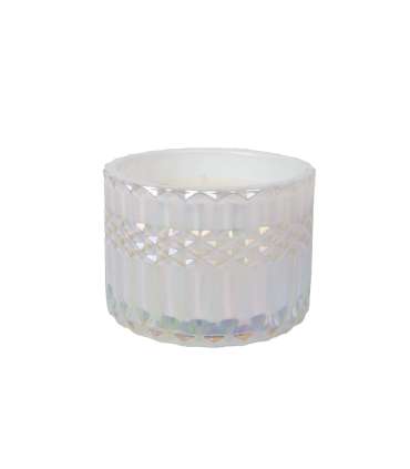 Свеча в стекле GLOW, белый