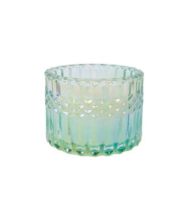 Свеча в стекле GLOW, бирюзовый