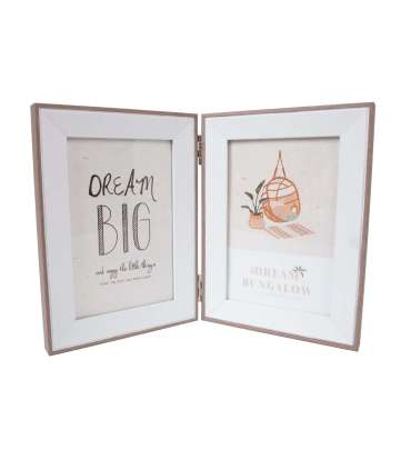 Pildiraam 2x BOOK, 10x15cm, tume