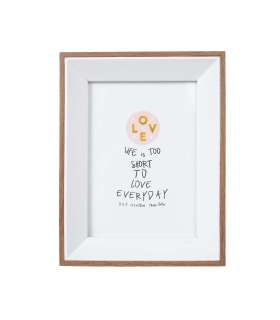 Фоторамка DECOR, 13x18см, белый/дерево