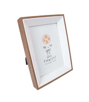 Фоторамка DECOR, 13x18см, белый/дерево
