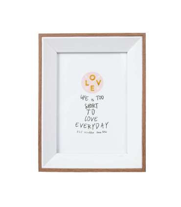 Фоторамка DECOR, 15x20см, белый/дерево