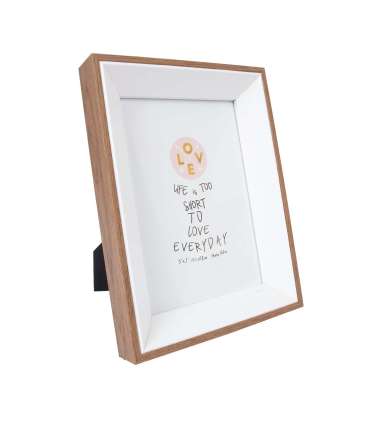 Фоторамка DECOR, 15x20см, белый/дерево