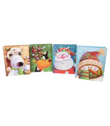 Подарочный пакет JOLLY-1, 26x32x12см, микс