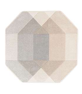 Vaip DIXIE CARVED-3, 160x160cm, hall/bee