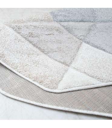 Vaip DIXIE CARVED-3, 200x200cm, hall/bee