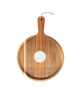 Alus ETNO WOOD 33x24cm, akaatsia