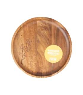 Alus ETNO WOOD D20cm, akaatsia