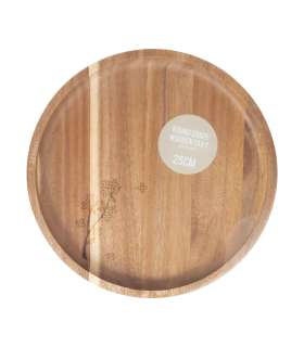 Alus ETNO WOOD D25cm, akaatsia