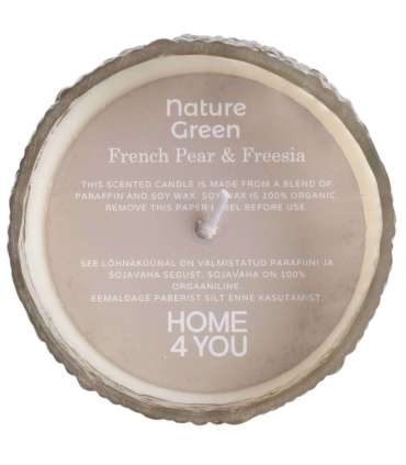 Küünal NATURE GREEN H9cm, French Pear & 