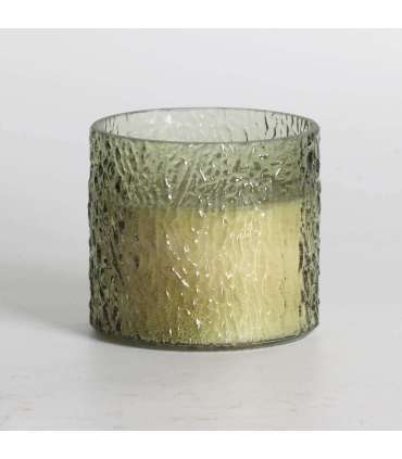 Lõhnaküünal klaasis NATURE GREEN H9cm, Tranquil Summer