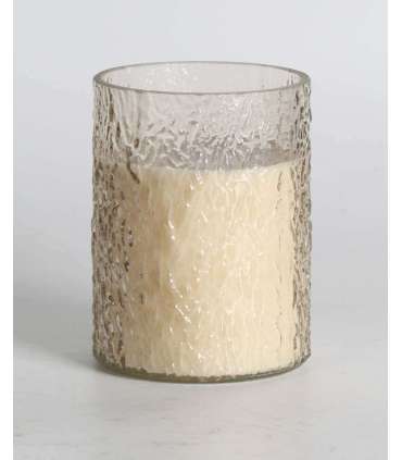 Lõhnaküünal klaasis NATURE GREEN H13cm, French Pear & Freesia