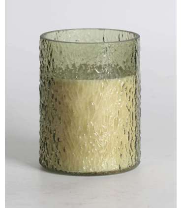 Lõhnaküünal klaasis NATURE GREEN H13cm, Tranquil Summer