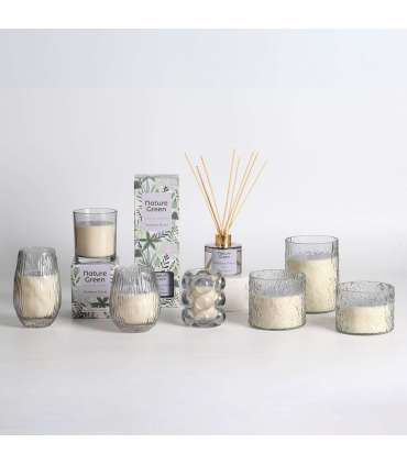 Küünal NATURE GREEN H13,5cm, Northern Fo