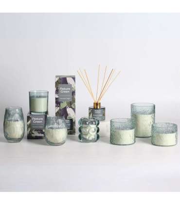 Lõhnaküünal klaasis NATURE GREEN H13,5cm, Southern Night