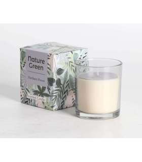 Lõhnaküünal klaasis NATURE GREEN H9,5cm, Northern Forest