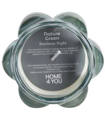Lõhnaküünal klaasis NATURE GREEN H9,2cm, Southern Night