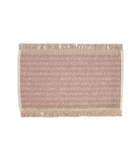 Lauamatt SUZAN 35x45cm jute, lilla