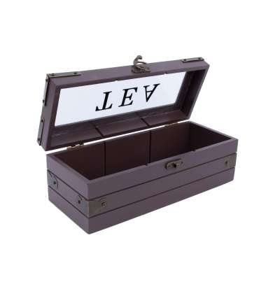 Teekarp HAZEL 24x10xH9cm, burgundia puna