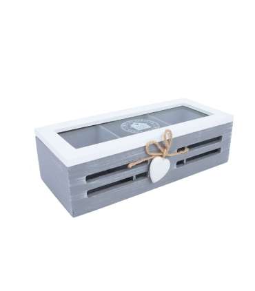 Teekarp HAZEL24x10xH7cm, hall