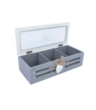 Teekarp HAZEL24x10xH7cm, hall