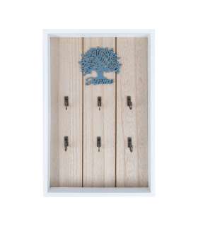 Võtmekapp HAZEL 20xH30cm, sinine puu