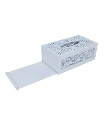 Salvrätikukarp HAZEL 25x14xH10cm, valge