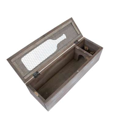 Karp veinipudelile HAZEL 11x10xH34cm